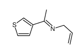 N-prop-2-enyl-1-thiophen-3-ylethanimine Structure