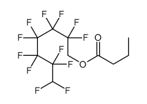 2,2,3,3,4,4,5,5,6,6,7,7-dodecafluoroheptyl butanoate Structure