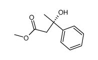 (-)S β-hydroxy β-phenyl n-butanoate de methyle结构式