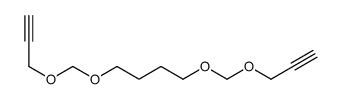 1,4-bis(prop-2-ynoxymethoxy)butane Structure