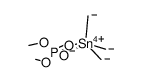 trimethyltin dimethylphosphate Structure