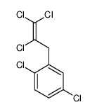 1,4-dichloro-2-(2,3,3-trichloroprop-2-enyl)benzene结构式