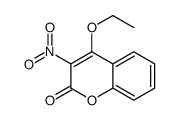 4-ethoxy-3-nitrochromen-2-one结构式