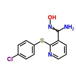 2-[(4-Chlorophenyl)sulfanyl]-N'-hydroxy-3-pyridinecarboximidamide picture