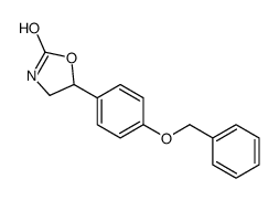 5-(4'-BENZYLOXYPHENYL)-2-OXAZOLIDONE Structure