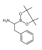 2-phenyl-1-(4,4,5,5-tetramethyl-1,3,2-dioxaborolan-2-yl)ethanamine Structure