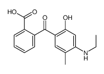 2-[4-(ethylamino)-2-hydroxy-5-methylbenzoyl]benzoic acid结构式