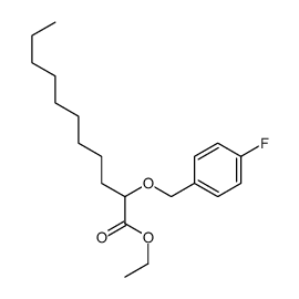 ethyl 2-[(4-fluorophenyl)methoxy]undecanoate Structure