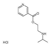 Nicotinic acid 2-isopropylamino-ethyl ester; hydrochloride Structure