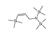 (Z)-3-bis(trimethylsilylamino)-1-trimethylsilypropene Structure