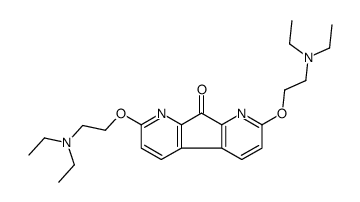 2,7-bis(2-(N,N-diethylamino)ethoxy)-1,8-diazafluorenone结构式