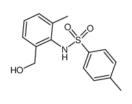 N-(2-hydroxymethyl-6-methyl-phenyl)-4-methyl-benzenesulfonamide Structure