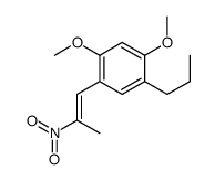 1,5-dimethoxy-2-(2-nitroprop-1-enyl)-4-propylbenzene Structure