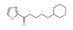 2-(5-CYCLOHEXYLVALERYL)OXAZOLE Structure