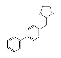 4-(1,3-DIOXOLAN-2-YLMETHYL)BIPHENYL结构式