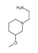 2-(3-methoxypiperidin-1-yl)ethanamine Structure