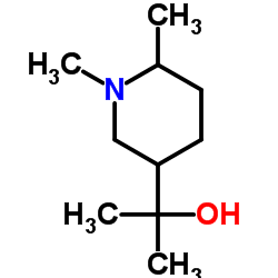 2-(1,6-Dimethyl-3-piperidinyl)-2-propanol结构式