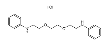 1,2-di-(2-phenylaminoethoxy)ethane bishydrochloride Structure