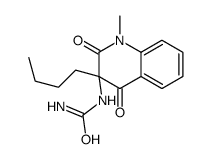 (3-butyl-1-methyl-2,4-dioxoquinolin-3-yl)urea结构式