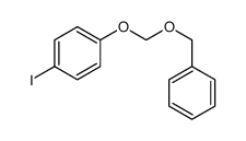 1-iodo-4-(phenylmethoxymethoxy)benzene Structure