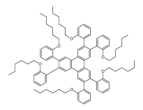 2,3,6,7,10,11-hexakis(2-hexoxyphenyl)triphenylene Structure