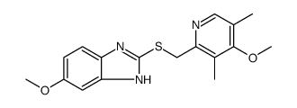 1H-Benzimidazole, 6-methoxy-2-[[[4-(methoxy-d3)-3,5-dimethyl-2-pyridinyl]methyl]thio] Structure