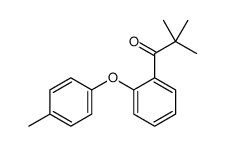 2,2-dimethyl-1-[2-(4-methylphenoxy)phenyl]propan-1-one Structure