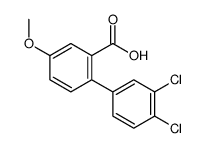 2-(3,4-dichlorophenyl)-5-methoxybenzoic acid结构式
