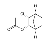 exo-3-chloro-exo-2-norbornyl acetate结构式