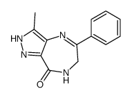 3-methyl-5-phenyl-6,7-dihydro-2H-pyrazolo[4,3-e][1,4]diazepin-8-one Structure