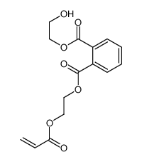 1-O-(2-hydroxyethyl) 2-O-(2-prop-2-enoyloxyethyl) benzene-1,2-dicarboxylate结构式