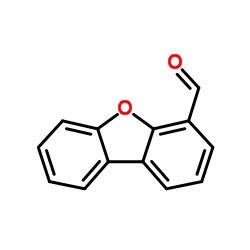 二苯并呋喃-4-甲醛结构式