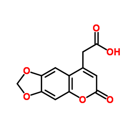 4-羧甲基-6,7-亚甲二氧基香豆素图片