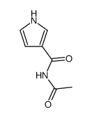 1H-Pyrrole-3-carboxylic acid acetyl-amide结构式