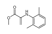 methyl 2-(2,6-dimethylanilino)prop-2-enoate Structure