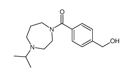 (4-hydroxymethyl-phenyl)-(4-isopropyl-[1,4]diazepan-1-yl)-methanone结构式