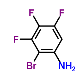 2,3,4-三氟-6-氨基溴苯结构式