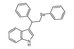 3-(1-phenyl-2-phenylselenoethyl)-1H-indole Structure