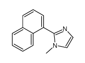1-methyl-2-naphthalen-1-ylimidazole结构式