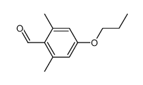 4-Propyloxy-2.6-dimethyl-benzaldehyd Structure