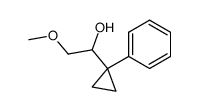 2-methoxy-1-(1-phenyl-cyclopropyl)-ethanol Structure