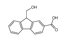 2-carboxy-9-hydroxymethylfluorene结构式