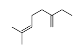 2-methyl-6-methylideneoct-2-ene结构式