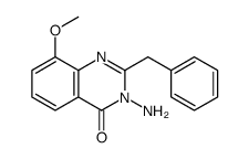 4(3H)-Quinazolinone,3-amino-2-benzyl-8-methoxy- (6CI)结构式