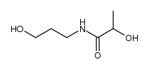 N-(3-hydroxy-propyl)-lactamide Structure