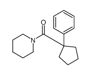 (1-phenylcyclopentyl)-piperidin-1-ylmethanone结构式