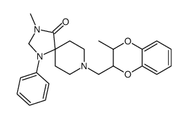 3-methyl-8-[(2-methyl-2,3-dihydro-1,4-benzodioxin-3-yl)methyl]-1-phenyl-1,3,8-triazaspiro[4.5]decan-4-one Structure