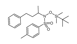 N-((tert-butyldimethylsilyl)oxy)-4-methyl-N-(4-phenylbutan-2-yl)benzenesulfonamide Structure