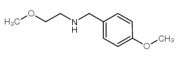 (4-METHOXY-BENZYL)-(2-METHOXY-ETHYL)-AMINE Structure
