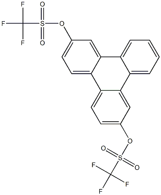 triphenylene-2,7-diyl bis(trifluoromethanesulfonate) Structure